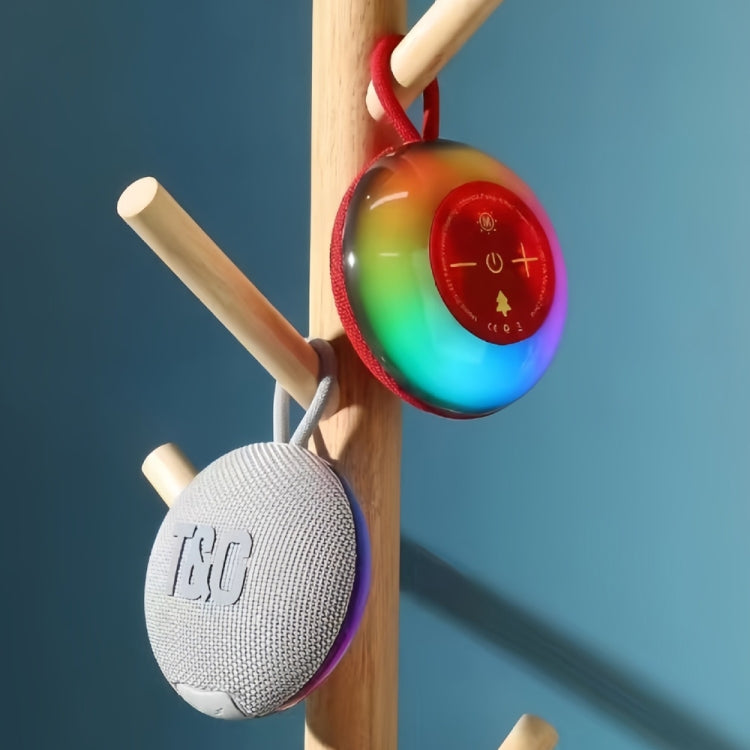 T&G TG-422 TWS Outdoor IPX6 Portable Wireless Bluetooth Speaker with RGB Light(Grey) - Mini Speaker by T&G | Online Shopping UK | buy2fix