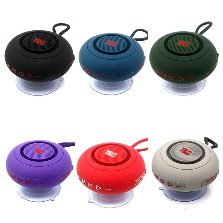 T&G TG-442 TWS Portable Mini Wireless Bluetooth Speaker with Suction Cup(Black) - Mini Speaker by T&G | Online Shopping UK | buy2fix