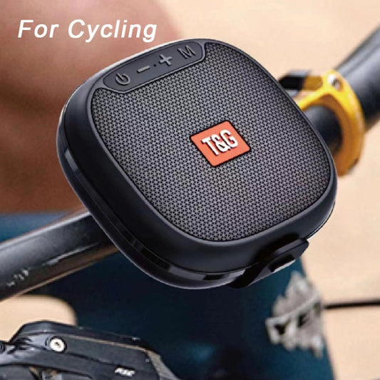 T&G TG-444 TWS Outdoor Cycling Portable IPX6 Wireless Bluetooth Speaker(Black) - Mini Speaker by T&G | Online Shopping UK | buy2fix