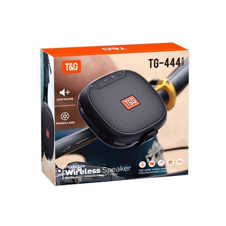 T&G TG-444 TWS Outdoor Cycling Portable IPX6 Wireless Bluetooth Speaker(Blue) - Mini Speaker by T&G | Online Shopping UK | buy2fix