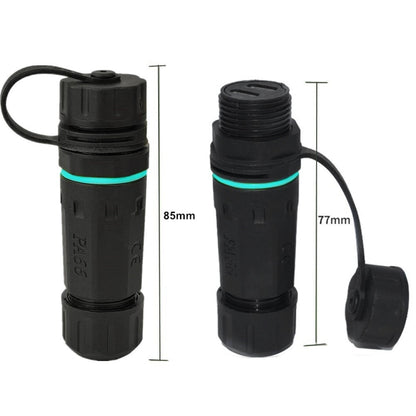 10Gpbs IP68 Waterproof Dual Ports Type-C Female to Female Straight Coupler Adapter With Protective Cover - Network Hubs by buy2fix | Online Shopping UK | buy2fix