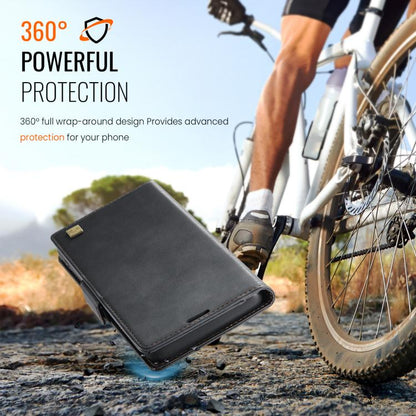 For iPhone 17 Pro AutSpace A11 Side Buckle MagSafe Magnetic RFID Phone Leather Case(Black) - iPhone 17 Pro Cases by AutSpace | Online Shopping UK | buy2fix