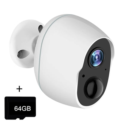 Home Ultra-HD Infrared Night Vision WiFi Surveillance Camera, Memory Card:64GB(EU Plug) - Wireless Camera by buy2fix | Online Shopping UK | buy2fix