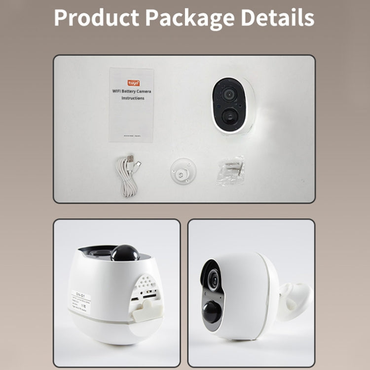 Home Ultra-HD Infrared Night Vision WiFi Surveillance Camera, Memory Card:128GB(US Plug) - Wireless Camera by buy2fix | Online Shopping UK | buy2fix