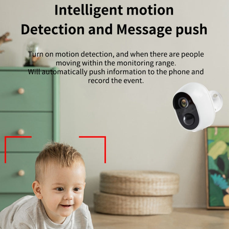 Home Ultra-HD Infrared Night Vision WiFi Surveillance Camera, Memory Card:128GB(US Plug) - Wireless Camera by buy2fix | Online Shopping UK | buy2fix