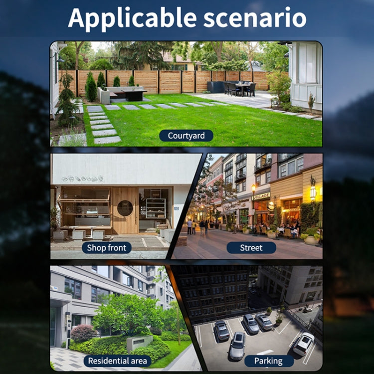 Graffit Version Home Ultra-HD Solar Panel Wireless WiFi Surveillance Camera, Memory Card:64GB(US Plug) - Wireless Camera by buy2fix | Online Shopping UK | buy2fix