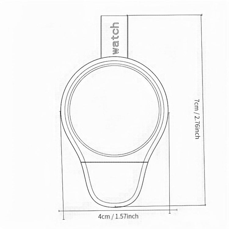 For Apple Watch Series A01 Portable Wireless Charger(Black) - Charger / Holder by buy2fix | Online Shopping UK | buy2fix