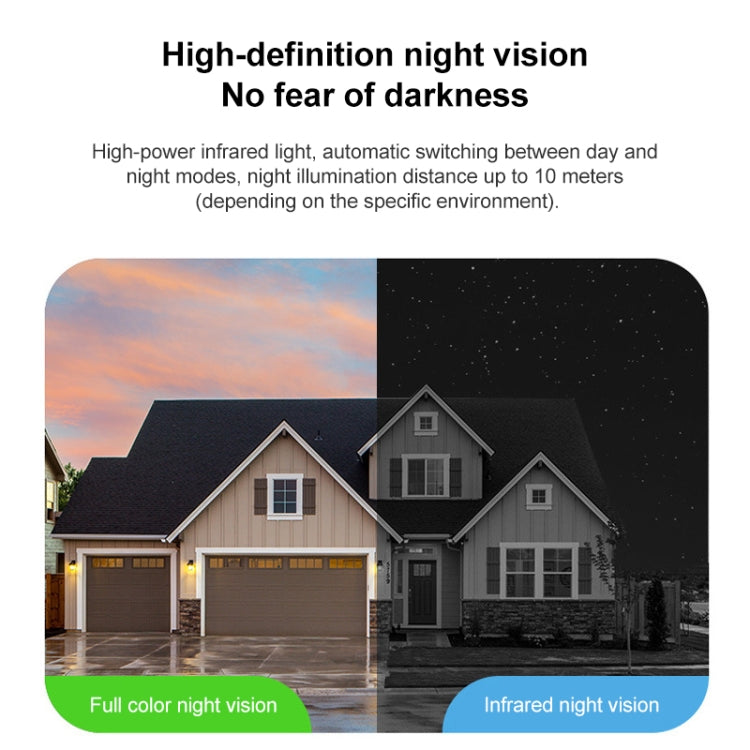 3MP Home Outdoor HD Wireless Surveillance Camera, 4G Version+9000mAh Battery(EU Plug) - Wireless Camera by buy2fix | Online Shopping UK | buy2fix