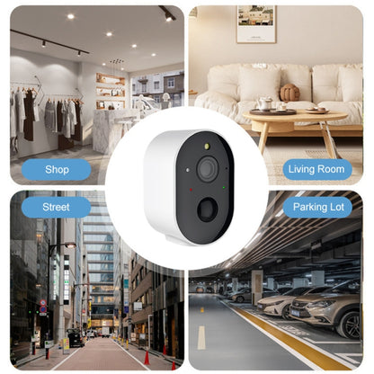3MP Home Outdoor HD Wireless Surveillance Camera, WiFi Version+5200mAh Battery+Tuya APP(US Plug) - Wireless Camera by buy2fix | Online Shopping UK | buy2fix