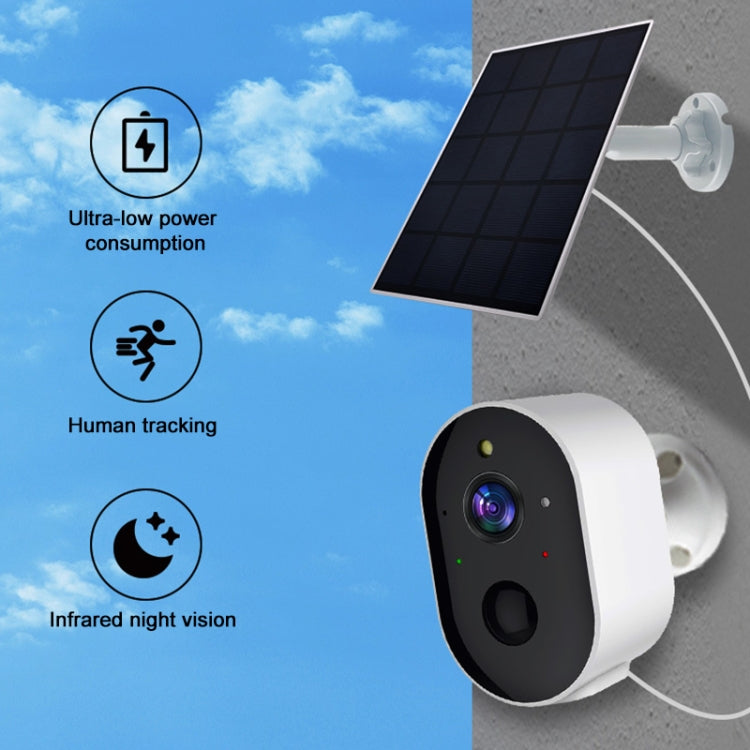 3MP Graffit Version Outdoor HD Solar Panel Wireless WiFi Surveillance Camera, Memory Card:Without Memory(EU Plug) - Wireless Camera by buy2fix | Online Shopping UK | buy2fix