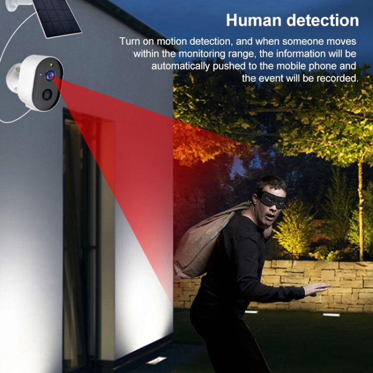 3MP Graffit Version Outdoor HD Solar Panel Wireless WiFi Surveillance Camera, Memory Card:Without Memory(US Plug) - Wireless Camera by buy2fix | Online Shopping UK | buy2fix