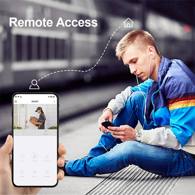 WiFi Tuya Smart Version HD Low Power Consumption Battery Camera, US Plug, Memory Card:Without Memory(Grey) - Wireless Camera by buy2fix | Online Shopping UK | buy2fix