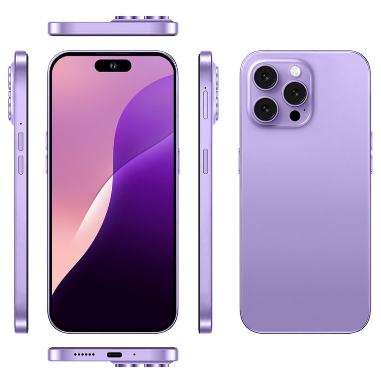 U218 / i16 Pro Max, 1GB+16GB, 6.6 inch Android 8.1 MTK6580A Quad Core, OTG, Network: 3G, Dual SIM, Plug:EU Plug(Purple) -  by buy2fix | Online Shopping UK | buy2fix