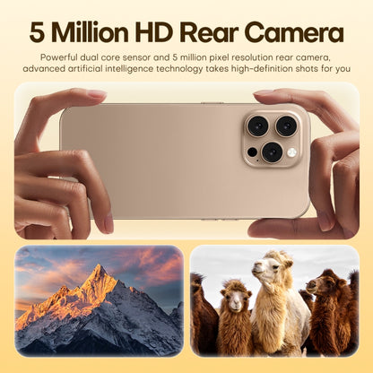 U218 / i16 Pro Max, 1GB+16GB, 6.6 inch Android 8.1 MTK6580A Quad Core, OTG, Network: 3G, Dual SIM, Plug:US Plug(Blue) -  by buy2fix | Online Shopping UK | buy2fix