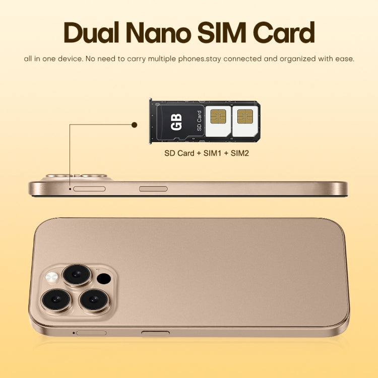 U218 / i16 Pro Max, 1GB+16GB, 6.6 inch Android 8.1 MTK6580A Quad Core, OTG, Network: 3G, Dual SIM, Plug:EU Plug(Purple) -  by buy2fix | Online Shopping UK | buy2fix