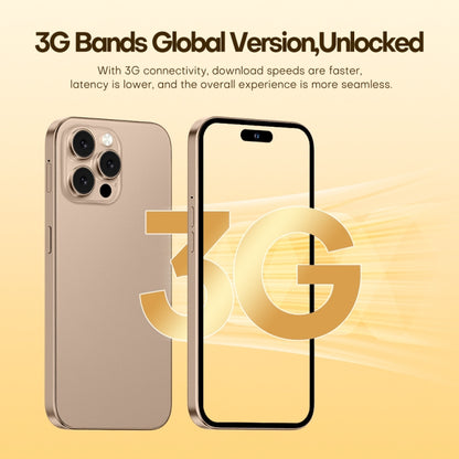 U218 / i16 Pro Max, 1GB+16GB, 6.6 inch Android 8.1 MTK6580A Quad Core, OTG, Network: 3G, Dual SIM, Plug:AU Plug(Desert Gold) -  by buy2fix | Online Shopping UK | buy2fix