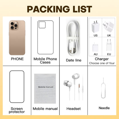 U218 / i16 Pro Max, 1GB+16GB, 6.6 inch Android 8.1 MTK6580A Quad Core, OTG, Network: 3G, Dual SIM, Plug:EU Plug(White) -  by buy2fix | Online Shopping UK | buy2fix