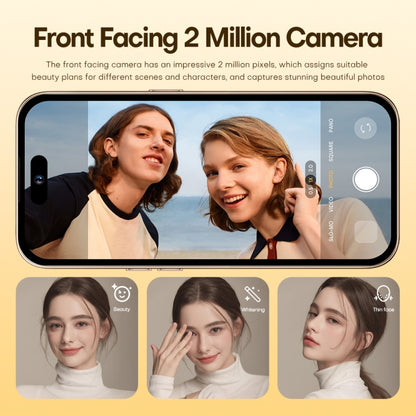 U218 / i16 Pro Max, 1GB+16GB, 6.6 inch Android 8.1 MTK6580A Quad Core, OTG, Network: 3G, Dual SIM, Plug:AU Plug(White) -  by buy2fix | Online Shopping UK | buy2fix