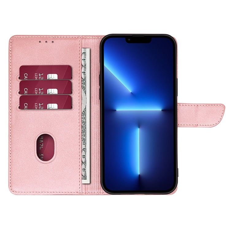 For Samsung Galaxy S25+ 5G Calf Texture Buckle Flip Leather Phone Case(Rose Gold) by buy2fix
