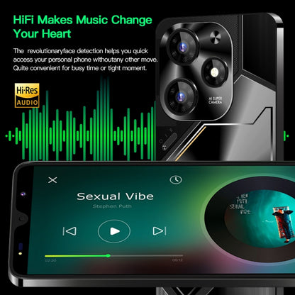 Povo6 Neo / DP29, 1GB+16GB, Face Identification, 5.0 inch Android 8.1 MTK6580M Quad Core, Network: 3G, Dual SIM, Plug:AU Plug(Black) -  by buy2fix | Online Shopping UK | buy2fix