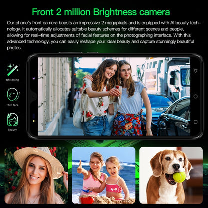 Povo6 Neo / DP29, 1GB+16GB, Face Identification, 5.0 inch Android 8.1 MTK6580M Quad Core, Network: 3G, Dual SIM, Plug:UK Plug(Green) -  by buy2fix | Online Shopping UK | buy2fix