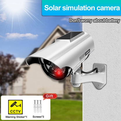 Solar Simulation Camera Model(Silver) - Simulated Cameras by buy2fix | Online Shopping UK | buy2fix