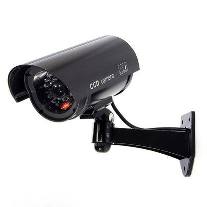Waterproof Simulation Surveillance Camera with LED Flash Light(Black) - Simulated Cameras by buy2fix | Online Shopping UK | buy2fix