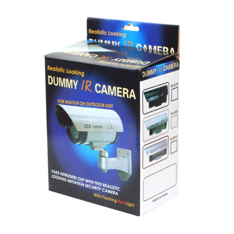 Waterproof Simulation Surveillance Camera with LED Flash Light(Black) - Simulated Cameras by buy2fix | Online Shopping UK | buy2fix