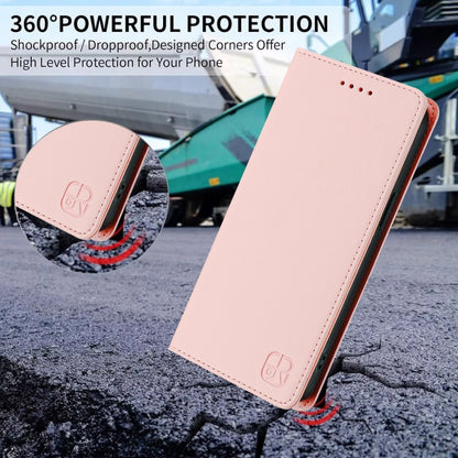 For Nothing CMF Phone 1 RC01 Dual-Folded Magnetic Suction RFID Leather Phone Case(Pink) - Nothing Cases by buy2fix | Online Shopping UK | buy2fix