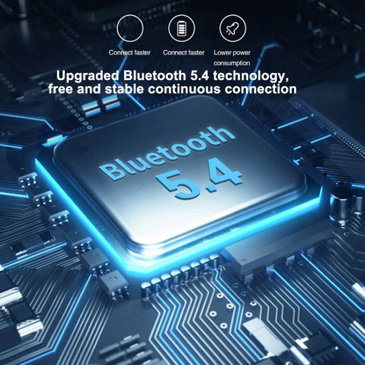 Bluetooth 5.4 Head-mounted RGB Wireless Bluetooth Gaming Headset(Grey) - Headset & Headphone by buy2fix | Online Shopping UK | buy2fix