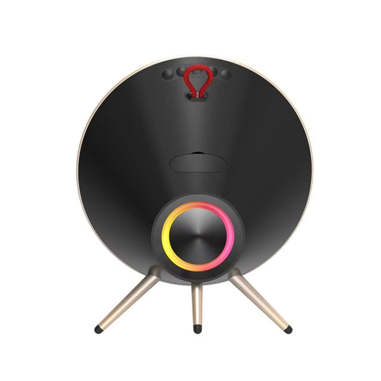 LP18 Creative Flying Saucer Portable Subwoofer Bluetooth Speaker with Tripod(Black) - Desktop Speaker by buy2fix | Online Shopping UK | buy2fix
