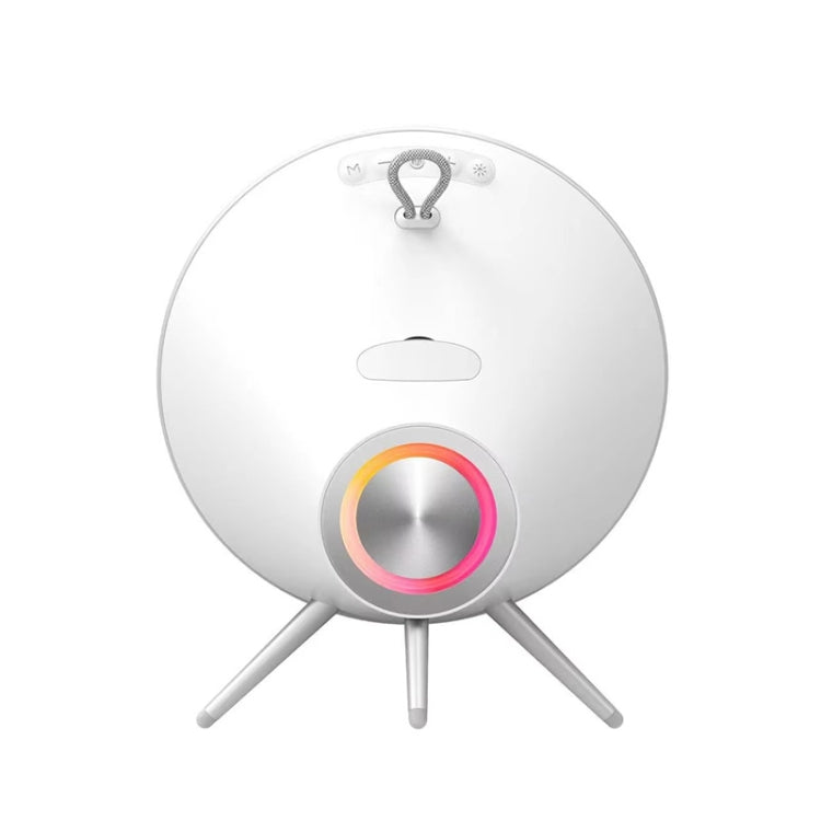 LP18 Creative Flying Saucer Portable Subwoofer Bluetooth Speaker with Tripod(Silver) - Desktop Speaker by buy2fix | Online Shopping UK | buy2fix