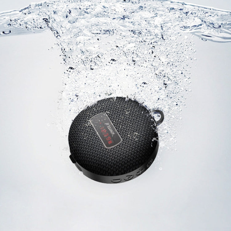 Inwa MZ508 Outdoor Waterproof Portable Wireless Bluetooth Speaker Support TF Card(Black) - Mini Speaker by buy2fix | Online Shopping UK | buy2fix
