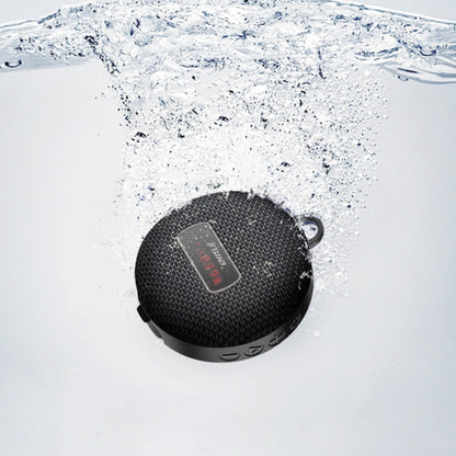 Inwa MZ508 Outdoor Waterproof Portable Wireless Bluetooth Speaker Support TF Card(Black) - Mini Speaker by buy2fix | Online Shopping UK | buy2fix