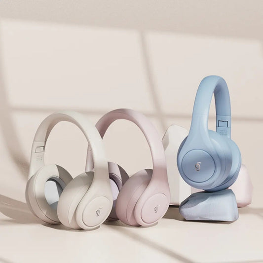 P9 ANC Noise Reduction Sports Stereo On-Ear Bluetooth Earphone(Pink) - Headset & Headphone by buy2fix | Online Shopping UK | buy2fix