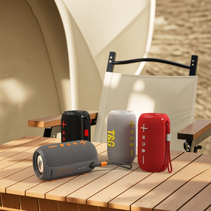 T&G TG419 Outdoor Portable Waterproof Handheld TWS Wireless Bluetooth Speaker(Grey) - Desktop Speaker by T&G | Online Shopping UK | buy2fix