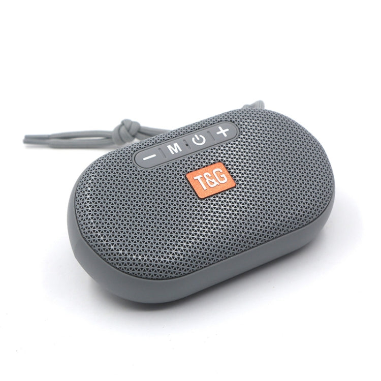 T&G TG441 TWS Mini Plug-in Card Portable Wireless Bluetooth Speaker(Grey) - Mini Speaker by T&G | Online Shopping UK | buy2fix