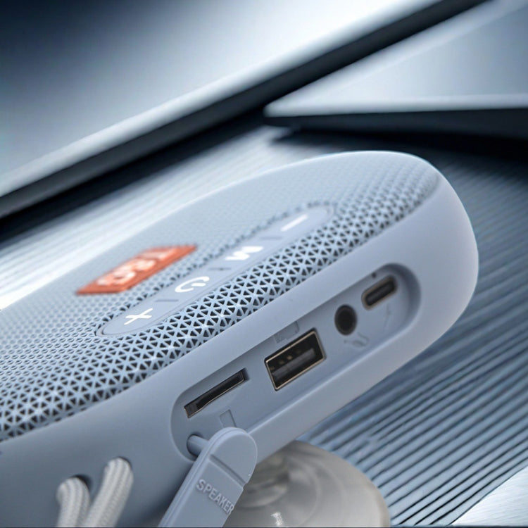 T&G TG441 TWS Mini Plug-in Card Portable Wireless Bluetooth Speaker(Grey) - Mini Speaker by T&G | Online Shopping UK | buy2fix