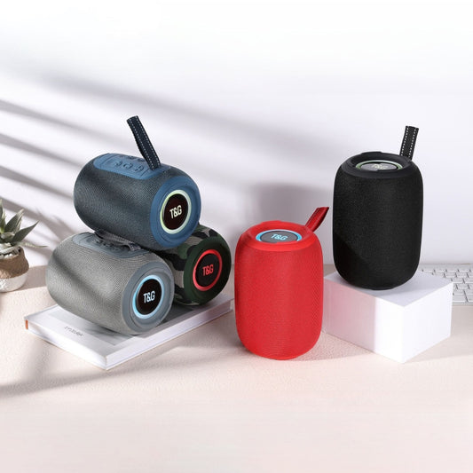 T&G TG678 15W Portable Subwoofer Wireless Bluetooth Speaker(Red) - Desktop Speaker by T&G | Online Shopping UK | buy2fix