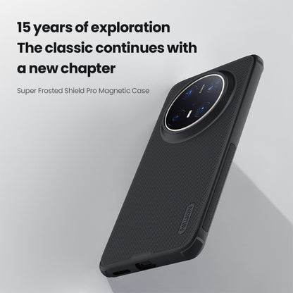 For Huawei Mate 70 Pro / 70 Pro+ NILLKIN Frosted Shield Pro Magnetic Magsafe Phone Case(Black) by NILLKIN
