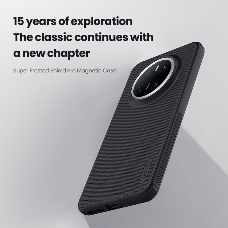 For Huawei Mate 70 NILLKIN Frosted Shield Pro Magnetic Magsafe Phone Case(Black) by NILLKIN