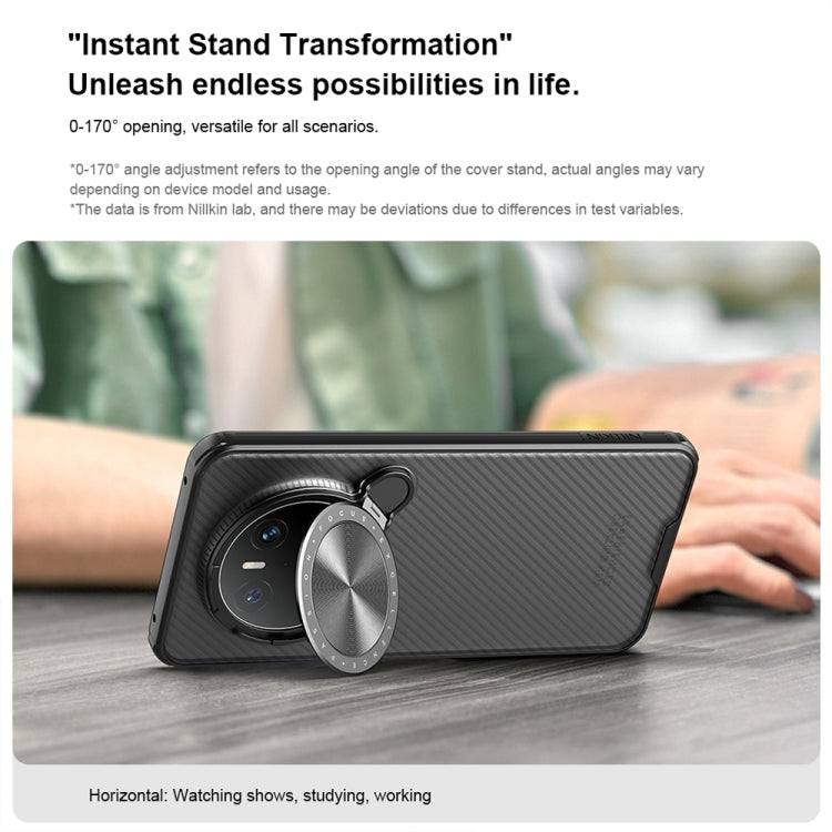 For Huawei Mate 70 NILLKIN CamShield Prop Translucent PC Phone Case(Black) by NILLKIN