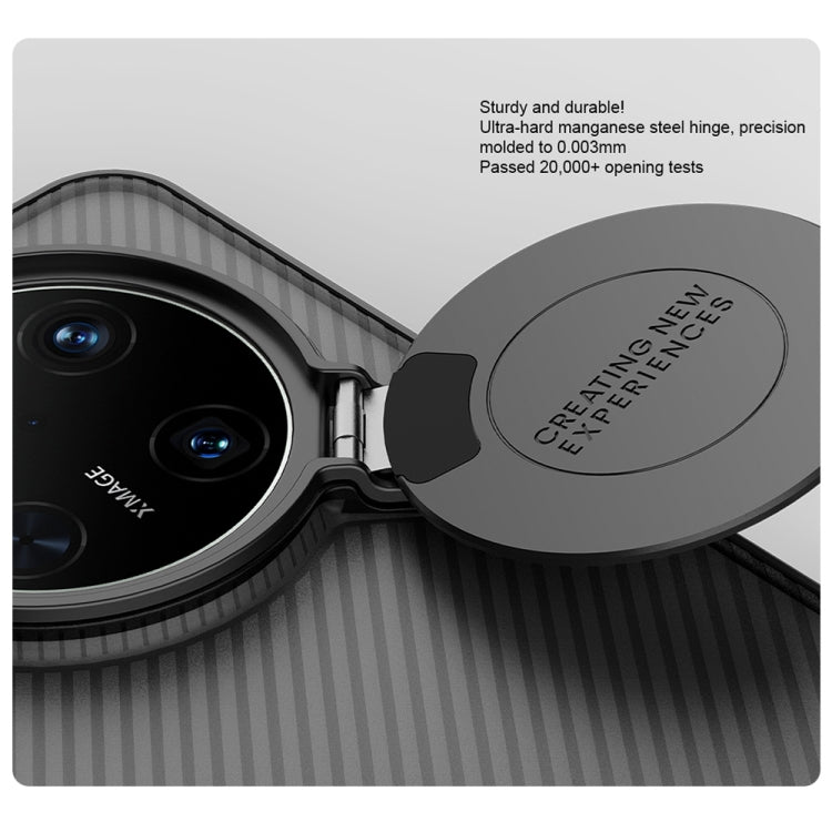 For Huawei Mate 70 NILLKIN CamShield Prop Translucent PC Phone Case(Black) by NILLKIN