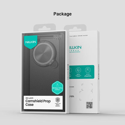 For Huawei Mate 70 Pro / 70 Pro+ NILLKIN CamShield Prop Translucent PC Phone Case(Black) by NILLKIN