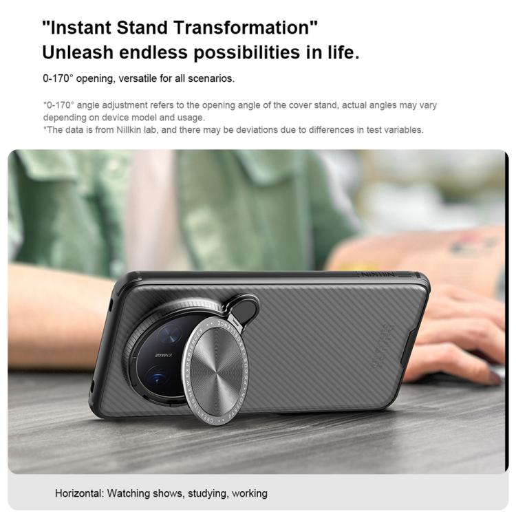 For Huawei Mate 70 Pro / 70 Pro+ NILLKIN CamShield Prop Translucent PC Phone Case(Black) by NILLKIN