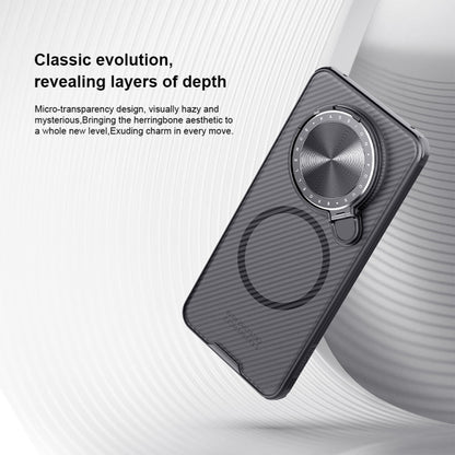 For Huawei Mate 70 NILLKIN CamShield Prop MagSafe Magnetic Translucent PC Phone Case(Black) by NILLKIN