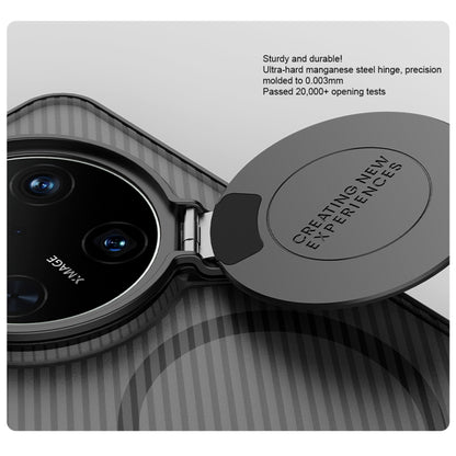 For Huawei Mate 70 NILLKIN CamShield Prop MagSafe Magnetic Translucent PC Phone Case(Black) by NILLKIN