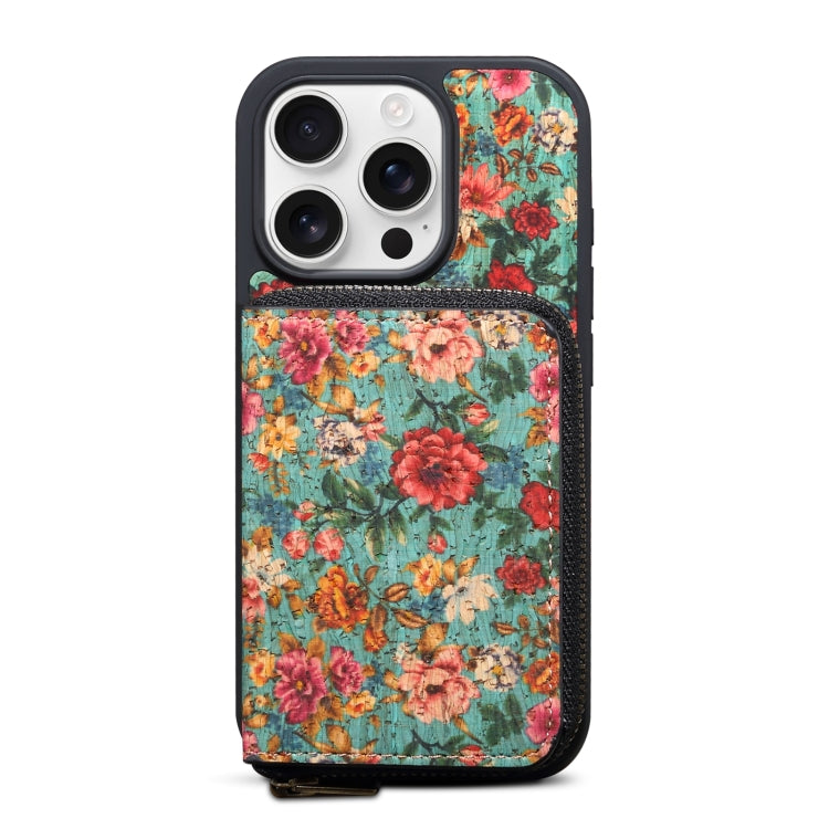 For iPhone 12 Pro Max Denior D23 MagSafe Detachable Zipper Wallet Holder Phone Case(Blue) - iPhone 12 Pro Max Cases by Denior | Online Shopping UK | buy2fix