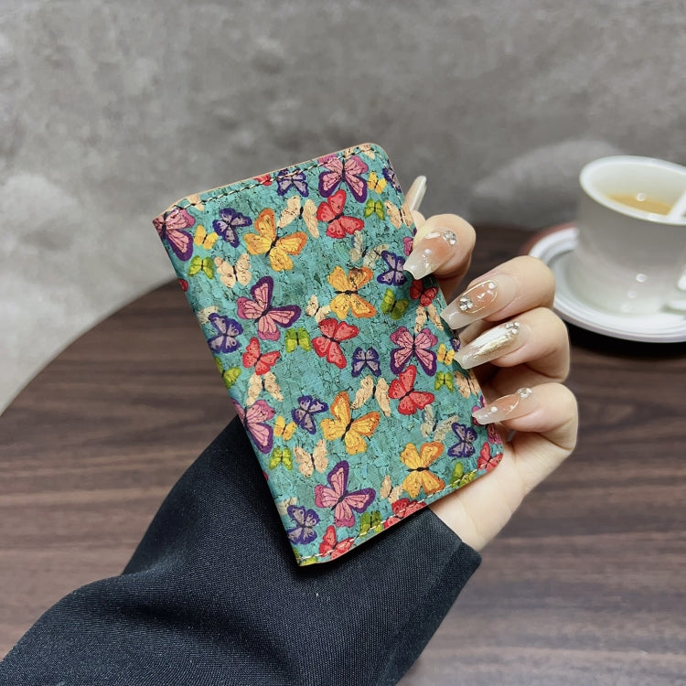 Denior V15 Ultra-thin Magnetic Phone Card Sleeve(Colorful Butterflies) - Adhesive Card Holders by Denior | Online Shopping UK | buy2fix