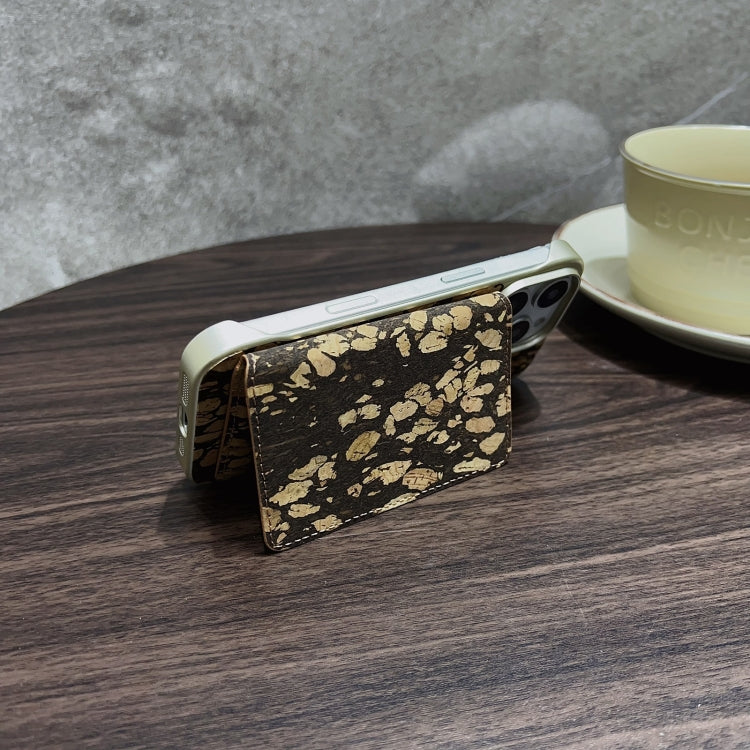 Denior V15 Ultra-thin Magnetic Phone Card Sleeve(Colorful Butterflies) - Adhesive Card Holders by Denior | Online Shopping UK | buy2fix